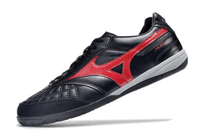 Mizuno Morelia Sala Japn IC Low-Tops Football Shoes - Black/Red/White