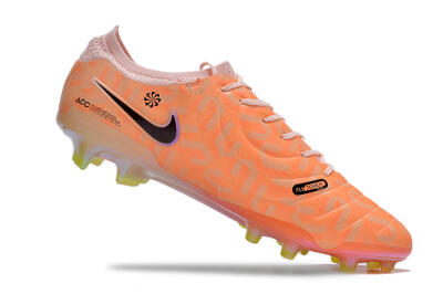 Nike Tiempo Legend 10 Elite FG Low-Tops Football Boots - Orange/Black/Purple