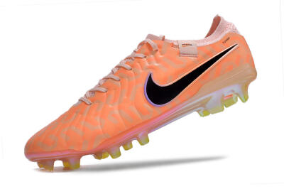 Nike Tiempo Legend 10 Elite FG Low-Tops Football Boots - Orange/Black/Purple