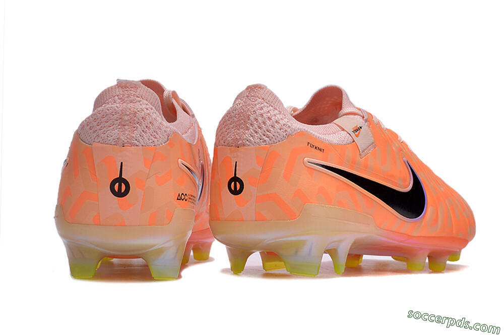 Nike Tiempo Legend 10 Elite FG Low-Tops Football Boots - Orange/Black/Purple 6