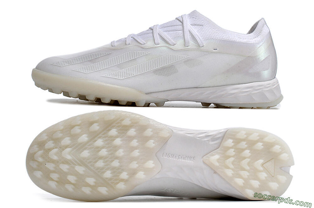 Adidas X Crazyfast.1 TF Low-Tops Football Shoes - White/Silver 0
