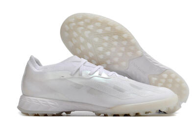Adidas X Crazyfast.1 TF Low-Tops Football Shoes - White/Silver