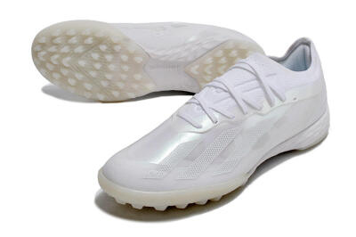 Adidas X Crazyfast.1 TF Low-Tops Football Shoes - White/Silver