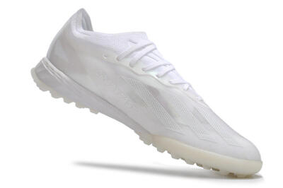Adidas X Crazyfast.1 TF Low-Tops Football Shoes - White/Silver