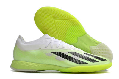 Adidas X Crazyfast.1 IC Low-Tops Football Shoes - Green/White/Black