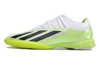 Adidas X Crazyfast.1 IC Low-Tops Football Shoes - Green/White/Black