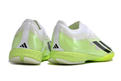Adidas X Crazyfast.1 IC Low-Tops Football Shoes - Green/White/Black