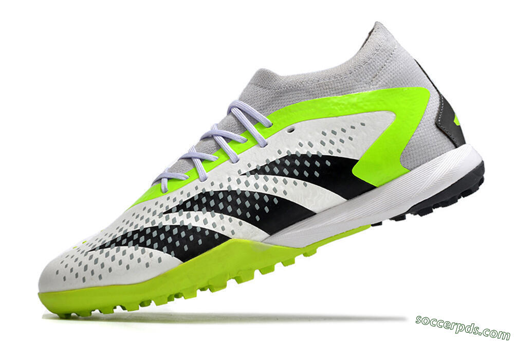 Adidas Predator Accuracy.1 TF Low-Tops Football Shoes - White/Black/Green 5