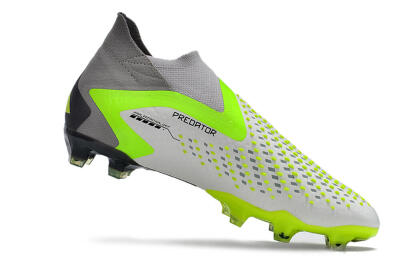 Adidas Predator Accuracy+ FG High-Tops Football Boots - White/Black/Green