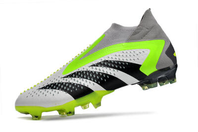 Adidas Predator Accuracy+ FG High-Tops Football Boots - White/Black/Green