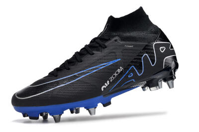 Nike Air Zoom Mercurial Superfly 9 Elite SG High-Tops Football Boots - Black/Blue/White