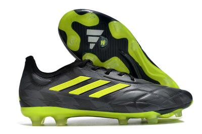 Adidas Copa Pure.1 FG Low-Tops Football Boots - Black/Green