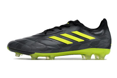Adidas Copa Pure.1 FG Low-Tops Football Boots - Black/Green