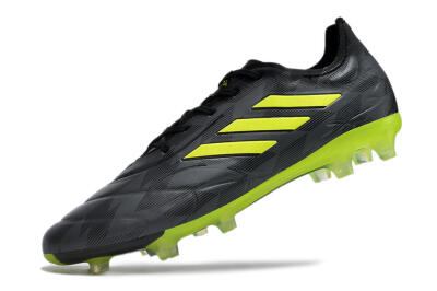 Adidas Copa Pure.1 FG Low-Tops Football Boots - Black/Green