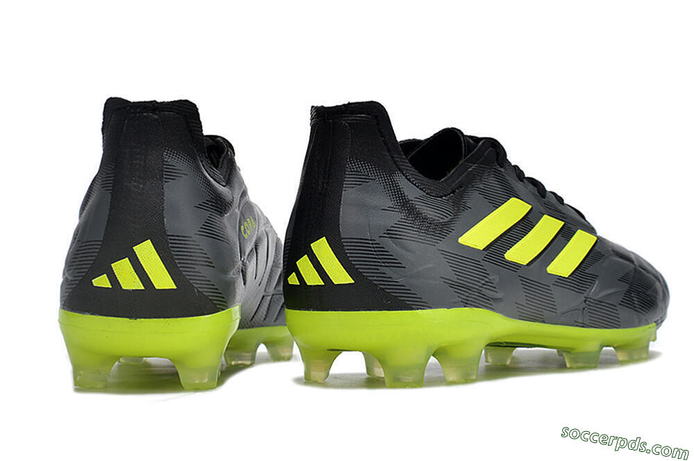 Adidas Copa Pure.1 FG Low-Tops Football Boots - Black/Green 6