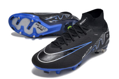 Nike Air Zoom Mercurial Superfly 9 Elite SG High-Tops Football Boots - Black/White/Blue