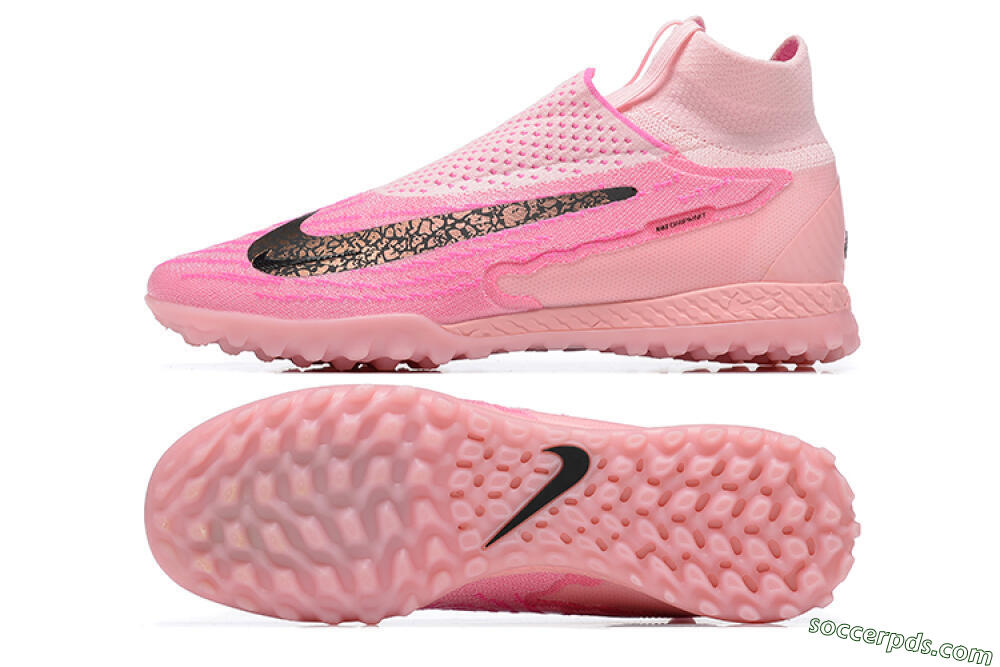 Nike Phantom GX Elite DF TF High-Tops Football Shoes - Pink/White 0