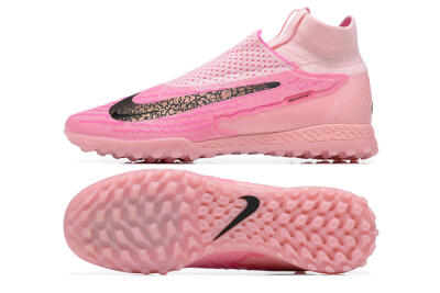 Nike Phantom GX Elite DF TF High-Tops Football Shoes - Pink/White