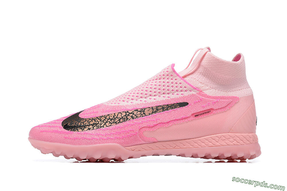 Nike Phantom GX Elite DF TF High-Tops Football Shoes - Pink/White 1