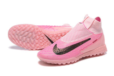 Nike Phantom GX Elite DF TF High-Tops Football Shoes - Pink/White