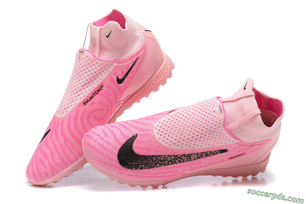 Nike Phantom GX Elite DF TF High-Tops Football Shoes - Pink/White 6