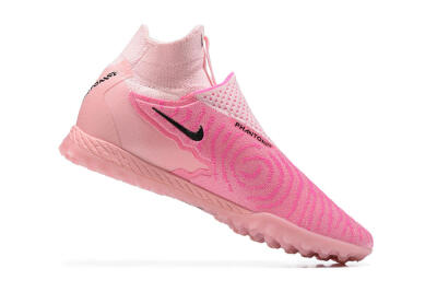 Nike Phantom GX Elite DF TF High-Tops Football Shoes - Pink/White