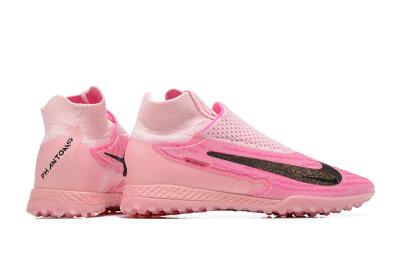 Nike Phantom GX Elite DF TF High-Tops Football Shoes - Pink/White