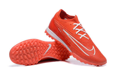Nike Phantom GX Elite TF Low-Tops Football Shoes - Red/White