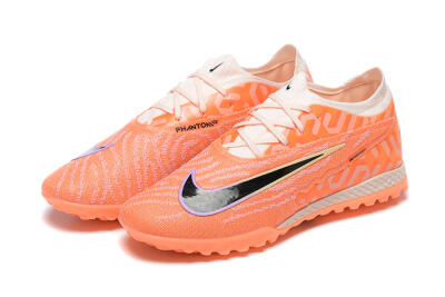 Nike Phantom GX Elite TF Low-Tops Football Shoes - Orange/Black/Purple