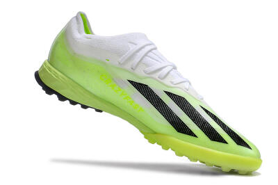 Adidas X Crazyfast.1 TF Low-Tops Football Shoes - Green/White/Black