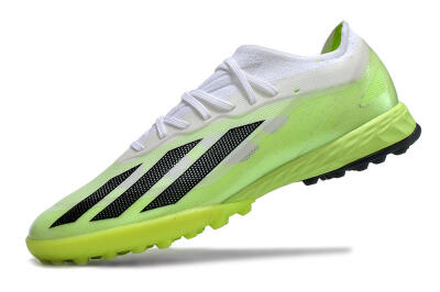 Adidas X Crazyfast.1 TF Low-Tops Football Shoes - Green/White/Black