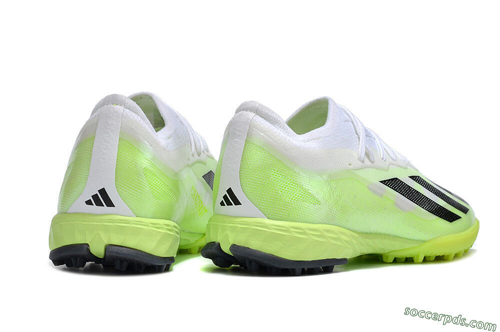 Adidas X Crazyfast.1 TF Low-Tops Football Shoes - Green/White/Black 6