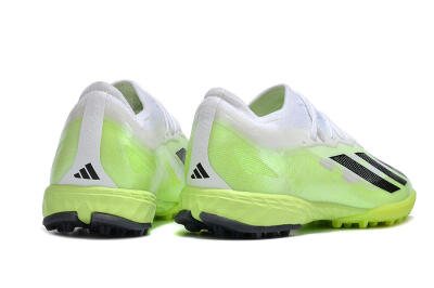 Adidas X Crazyfast.1 TF Low-Tops Football Shoes - Green/White/Black