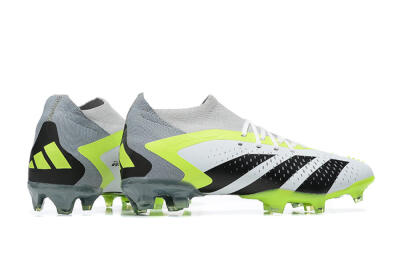 Adidas Predator Accuracy.1 FG High-Tops Football Boots - White/Black/Yellow