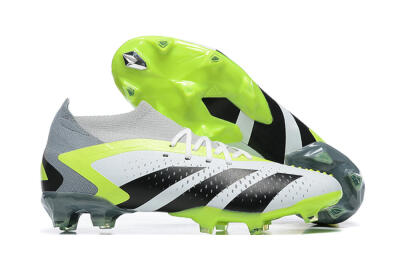 Adidas Predator Accuracy.1 FG High-Tops Football Boots - White/Black/Yellow