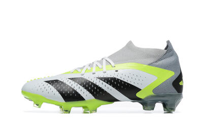 Adidas Predator Accuracy.1 FG High-Tops Football Boots - White/Black/Yellow