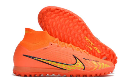 Nike Air Zoom Mercurial Superfly 9 Elite TF High-Tops Football Shoes - Red/Yellow