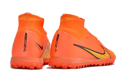 Nike Air Zoom Mercurial Superfly 9 Elite TF High-Tops Football Shoes - Red/Yellow