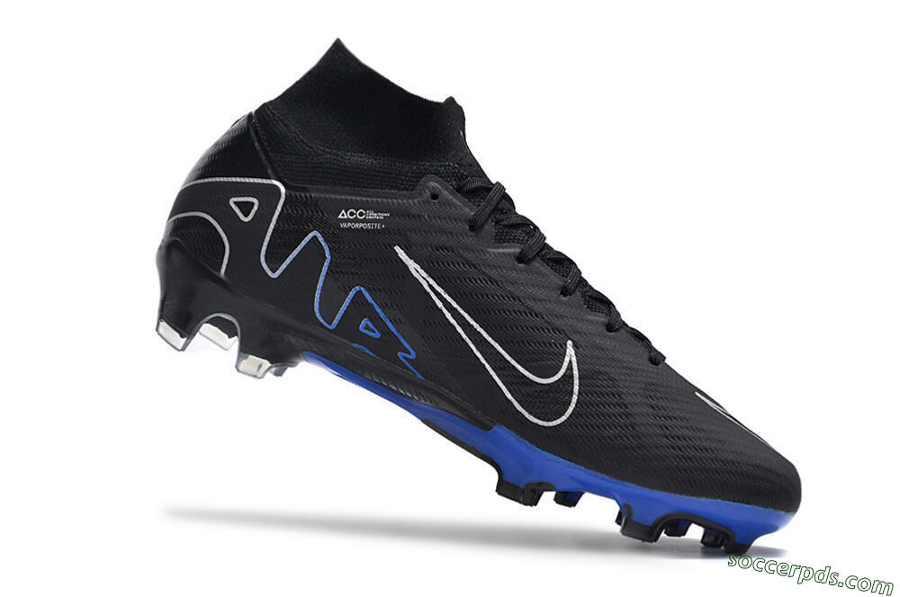 Nike Air Zoom Superfly 9 Elite SE FG High-Tops Football Boots - Black/Blue/White 4