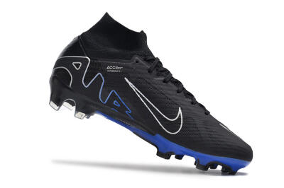 Nike Air Zoom Superfly 9 Elite SE FG High-Tops Football Boots - Black/Blue/White