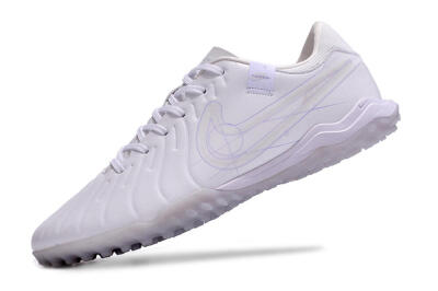 Nike Tiempo Legend 10 TF Low-Tops Football Shoes - White/Blue
