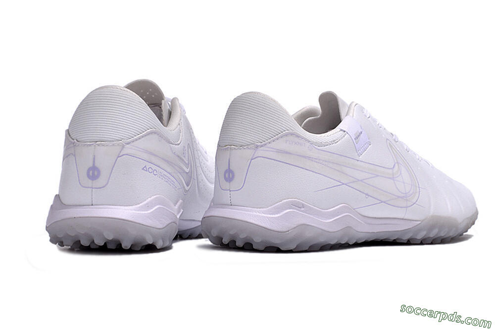 Nike Tiempo Legend 10 TF Low-Tops Football Shoes - White/Blue 6