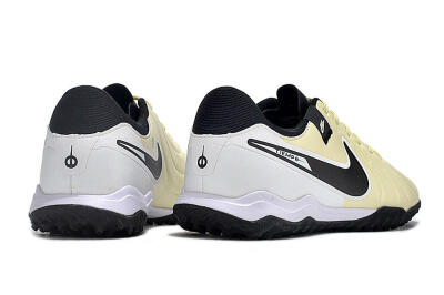 Nike Tiempo Legend 10 TF Low-Tops Football Shoes - Yellow/Black/White