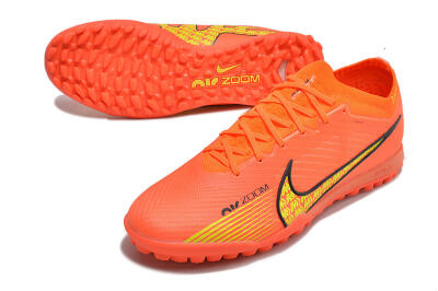 Nike Air Zoom Mercurial Vapor 15 Elite TF Low-Tops Football Shoes - Red/Yellow