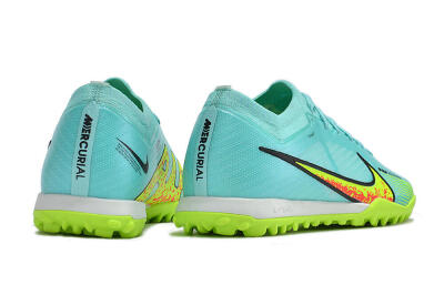 Nike Air Zoom Mercurial Vapor 15 Elite TF Low-Tops Football Shoes - Blue/Green