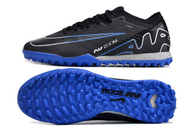 Nike Mercurial Vapor 15 Elite TF Low-Tops Football Shoes - Black/Blue