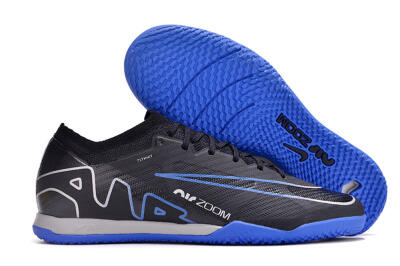 Nike Air Zoom Mercurial Vapor 15 Elite IC Low-Tops Football Shoes - Black/Blue/White
