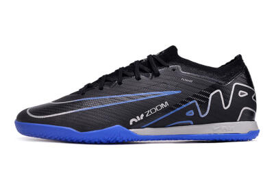 Nike Air Zoom Mercurial Vapor 15 Elite IC Low-Tops Football Shoes - Black/Blue/White