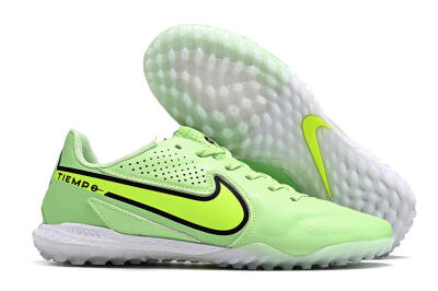 Nike Tiempo Legend 9 TF Low-Tops Football Shoes - Green/Yellow/Black