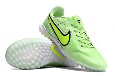Nike Tiempo Legend 9 TF Low-Tops Football Shoes - Green/Yellow/Black